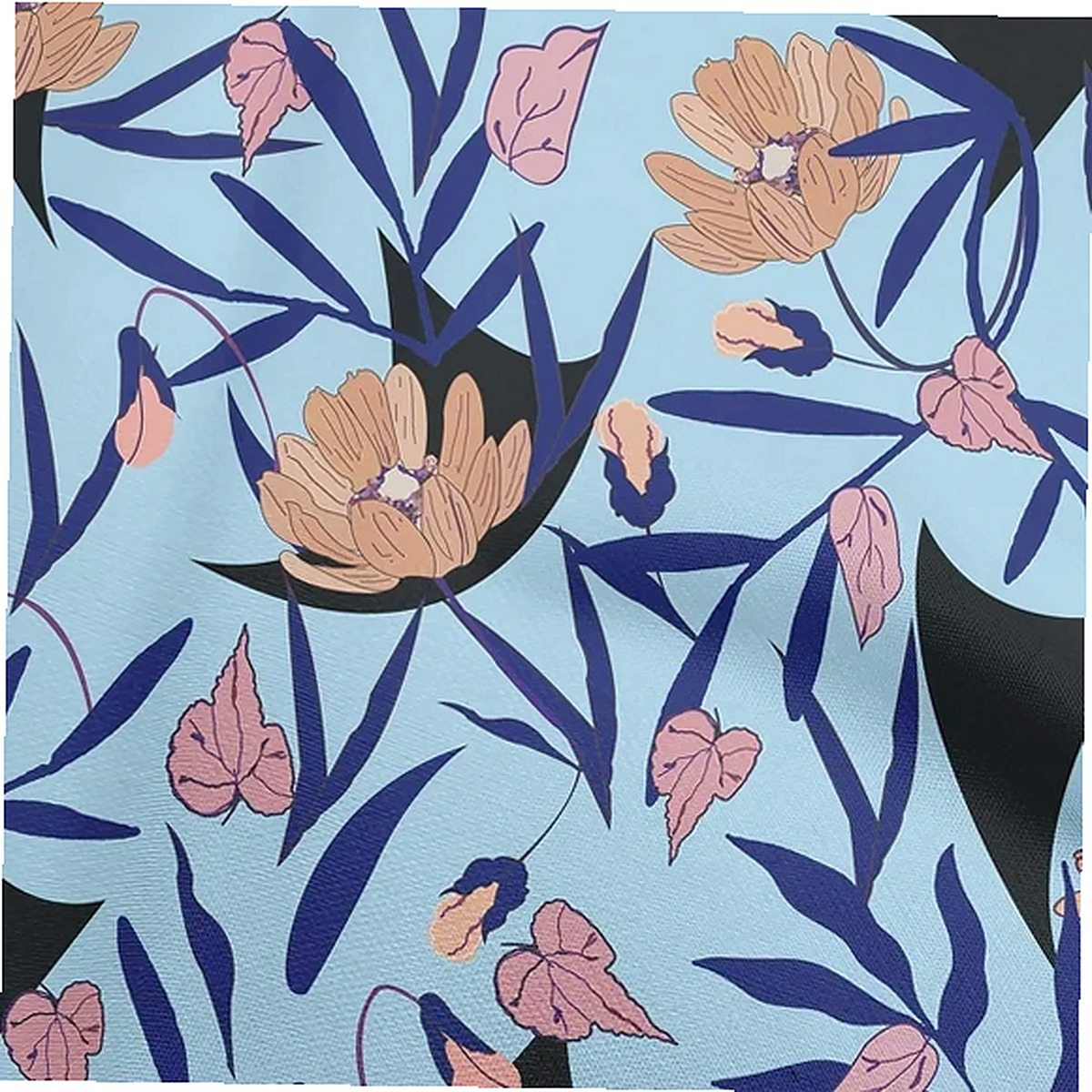Indigo Vine Dress Material