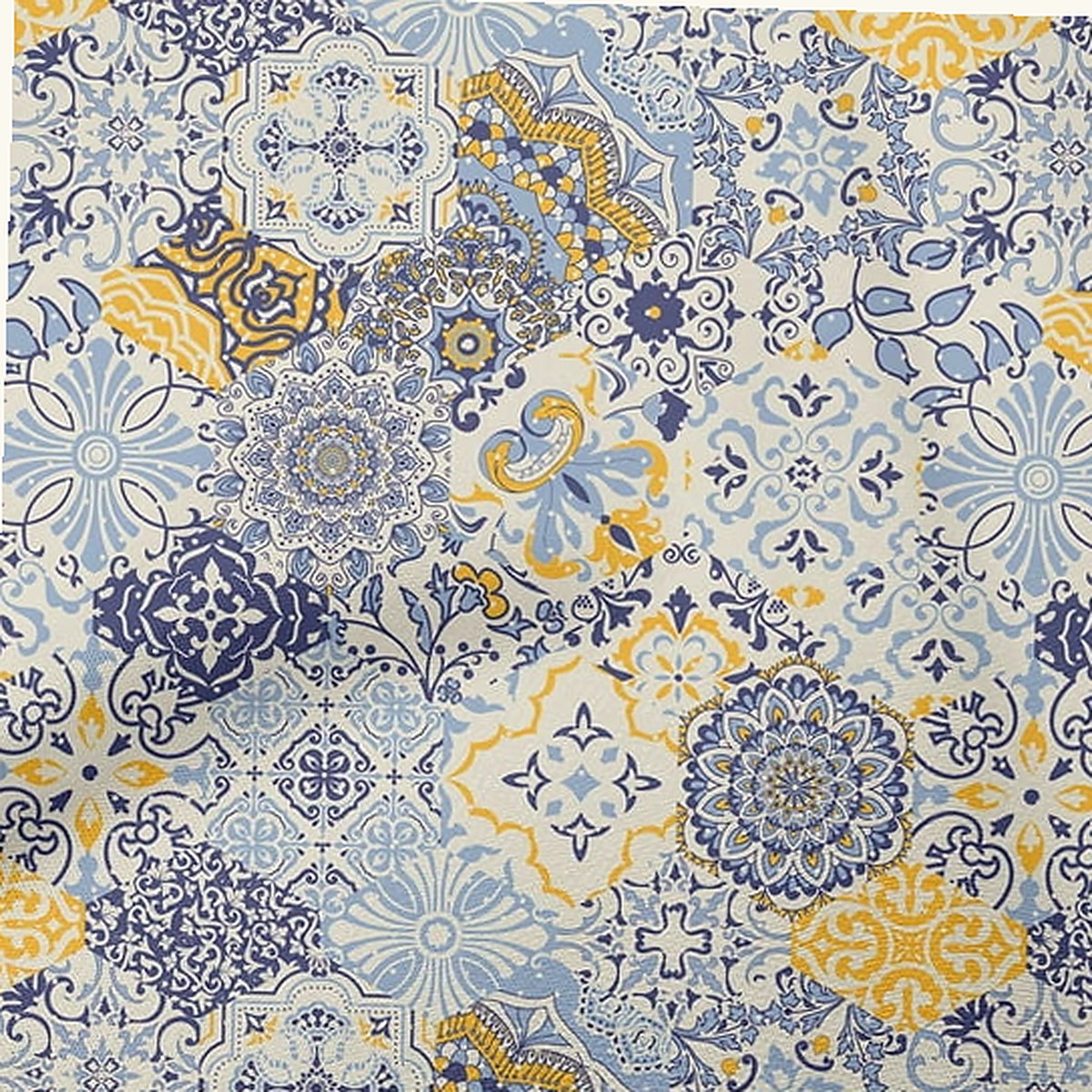 Saffron Mosaic Dress Material